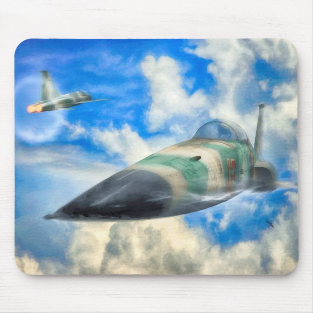 F-5N Tiger II FIGHTER JET “GOING SUPER SONIC” Mouse Pad (Front)