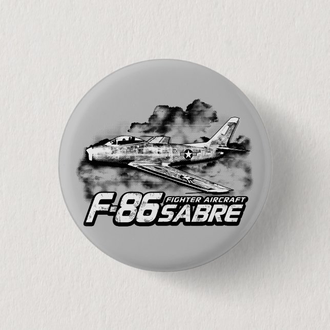 F-86 Sabre Button (Front)
