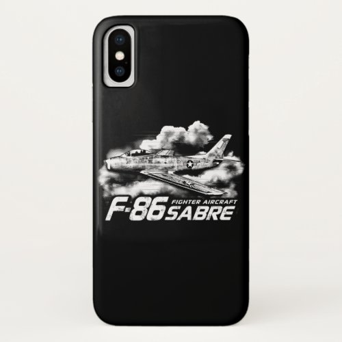 F_86 Sabre iPhone X Case