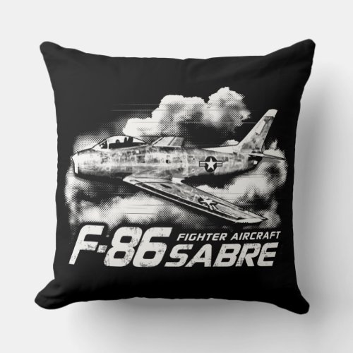 F_86 Sabre Throw Pillow
