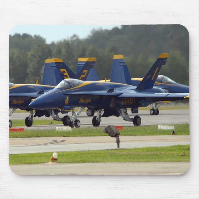 F/A-18 Blue Angels Mouse Pad (Front)