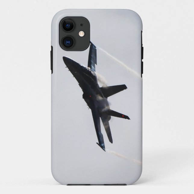 F/A-18 Fighter Jet Plane Air Show Stunt Case-Mate iPhone Case (Back)