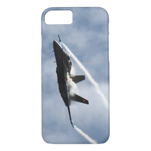 FA_18 Fighter Jet Plane Air Show Stunt iPhone 87 Case