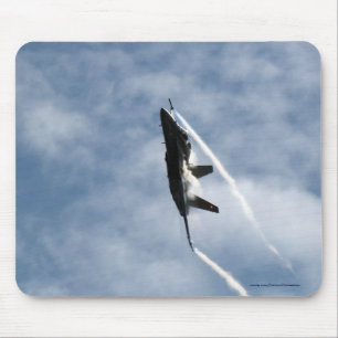 F/A-18 Fighter Jet Plane Air Show Stunt Mouse Pad
