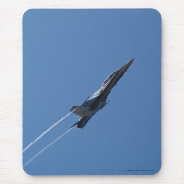 F/A-18 Fighter Jet Plane Air Show Stunt Mouse Pad (Front)