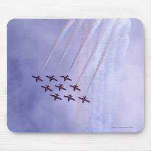 F/A-18 Fighter Jet Plane Air Show Stunt Mouse Pad