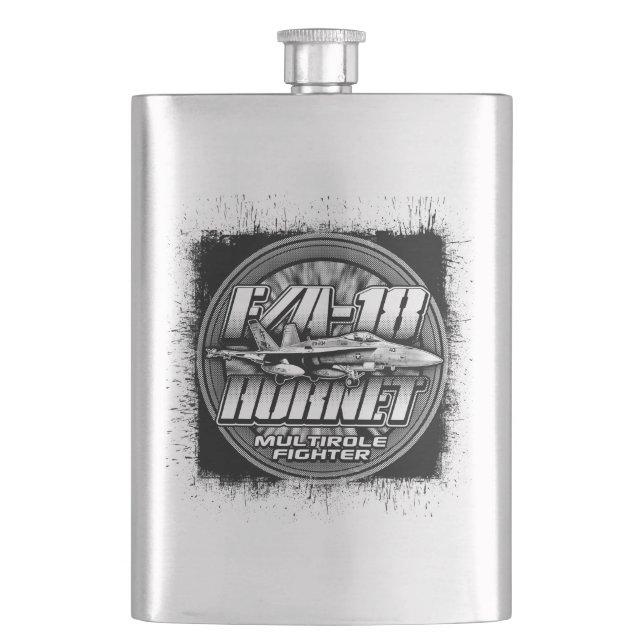 F/A-18 Hornet Hip Flask Classic Flask (Front)