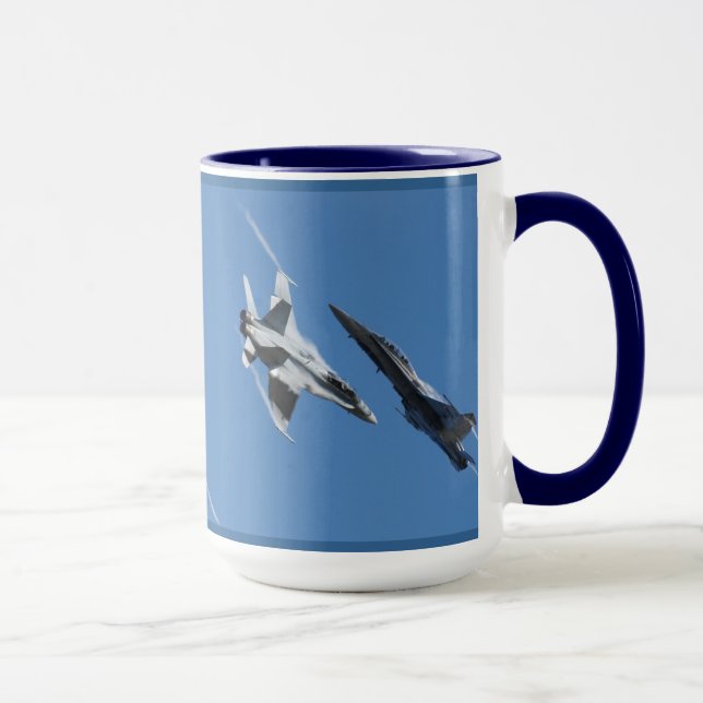F/A-18 Jet Fighter Plane Mug (Right)