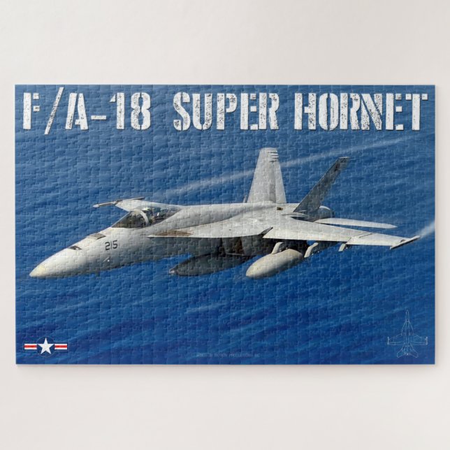 F/A-18 SUPER HORNET (20x30 INCH) Jigsaw Puzzle (Horizontal)