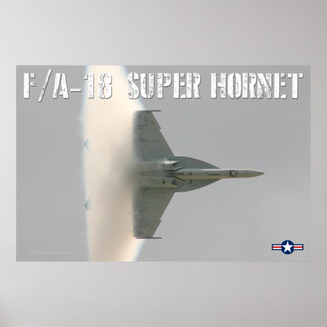 F/A-18 SUPER HORNET BOOM! POSTER (Front)