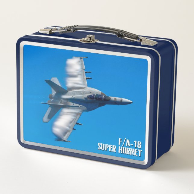 F/A-18 SUPER HORNET METAL LUNCH BOX (Front)
