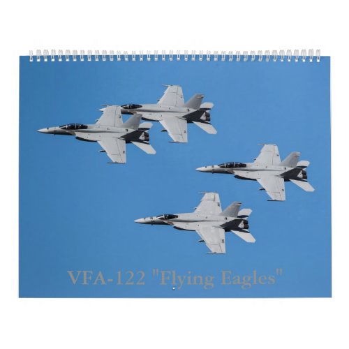 FA_18 Super Hornets of VFA_122 Flying Eagles Calendar