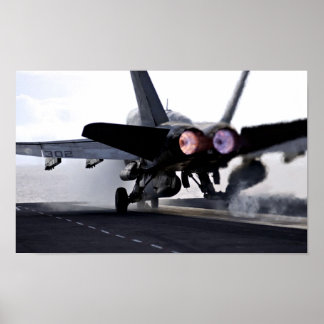 F/A-18C Hornet Afterburner Takeoff Poster
