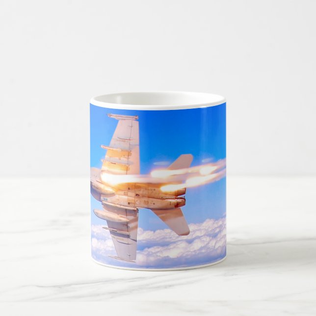 F/A-18C HORNET Flares! Mug (Center)