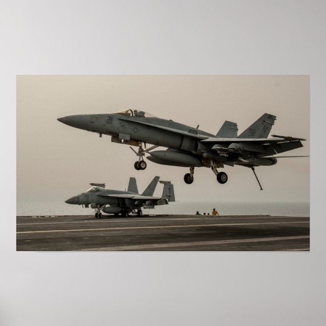 F/A-18C Hornet Poster (Front)