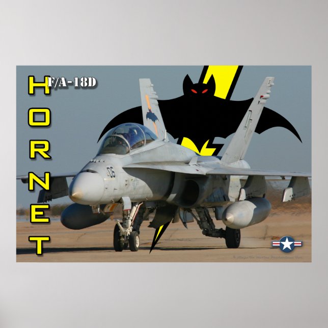 F/A-18D Hornet Poster (Front)