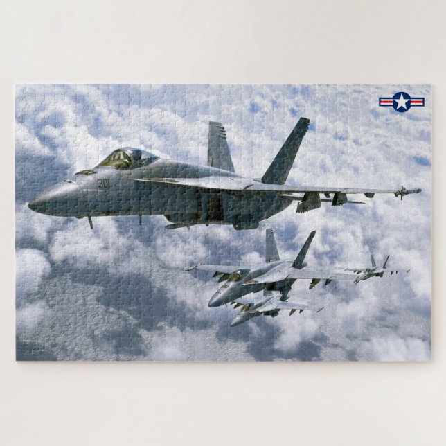 F/A-18E SUPER HORNET (20x30 INCH) Jigsaw Puzzle (Horizontal)