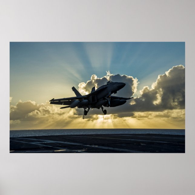 F/A-18E Super Hornet Poster (Front)