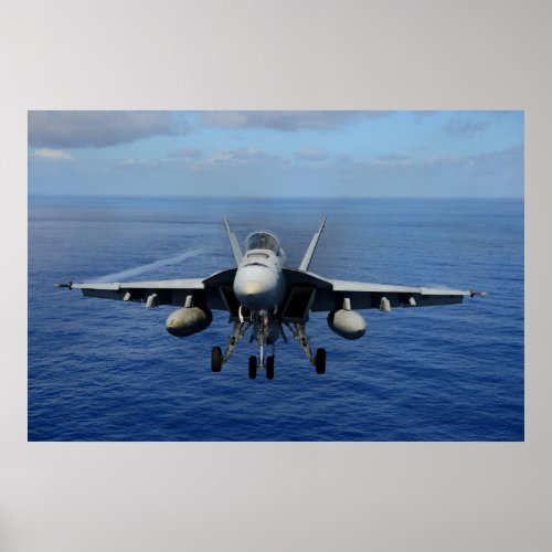 FA_18E Super Hornet Poster