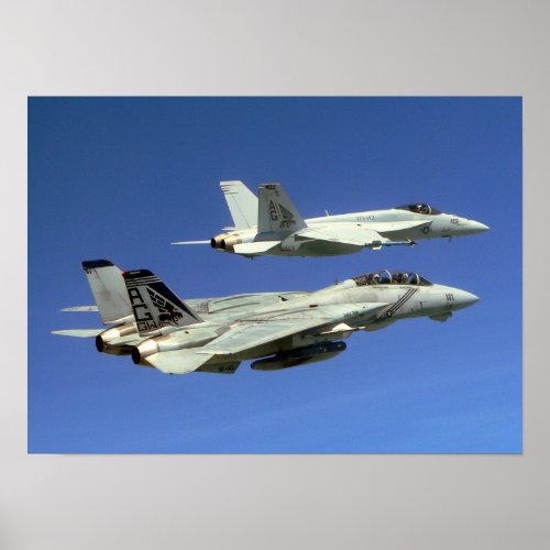 FA_18E Super Hornet Poster