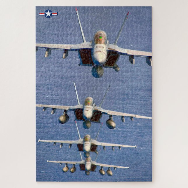 F/A-18F SUPER HORNET (20x30 INCH) Jigsaw Puzzle (Vertical)