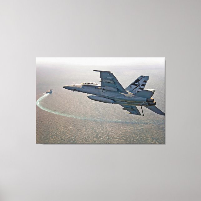 F/A-18F SUPER HORNET 32x48 Canvas Print (Front)