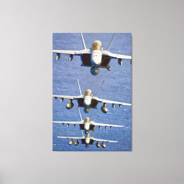 F/A-18F SUPER HORNET 32x48 Canvas Print (Front)