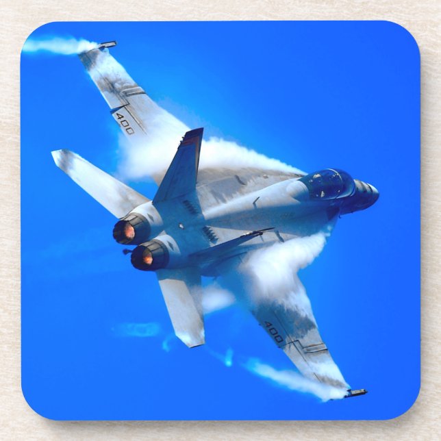 F/A-18F SUPER HORNET BEVERAGE COASTER (Front)
