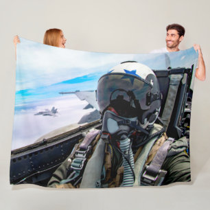 F/A-18F SUPER HORNET FLEECE BLANKET