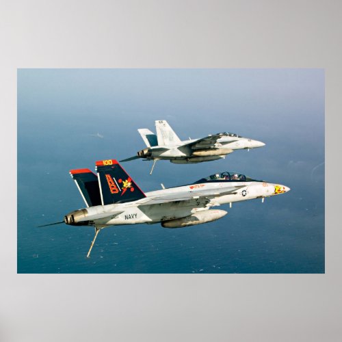FA_18F Super Hornet Poster
