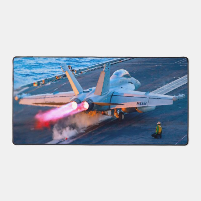 F/A-18G SUPER HORNET GROWLER DESK MAT (Front)