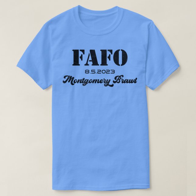 F A F O dated 852023 T-Shirt (Design Front)
