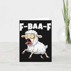 F-baa-f Meme – Funny Screaming Meme Graphic  Card
