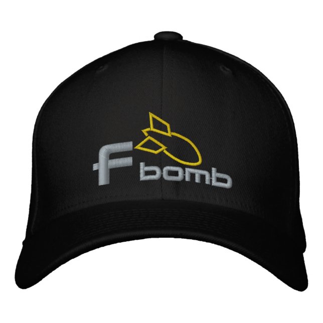 F Bomb Embroidered Baseball Cap (Front)