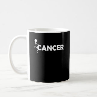 F Cancer Funny Stick figure Screw Hump It Coffee Mug