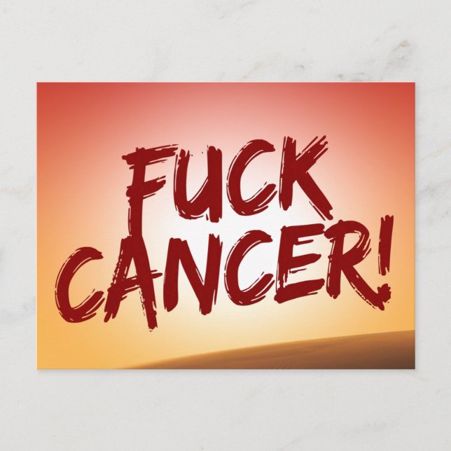 F Cancer Postcard (Front)