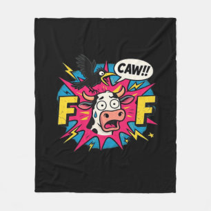 F-Caw-F Aesthetic Unique Fleece Blanket