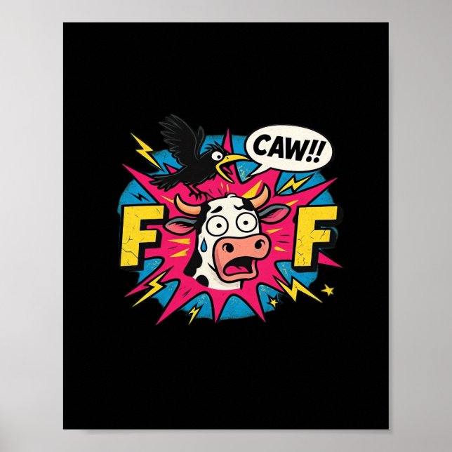 F-Caw-F Aesthetic Unique Poster (Front)