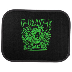 F-Caw-F Attitude Classic Cool Unique Car Floor Mat