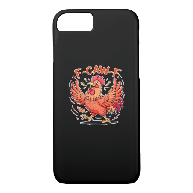 F-Caw-F Attitude Classic Retro Style Case-Mate iPhone Case (Back)