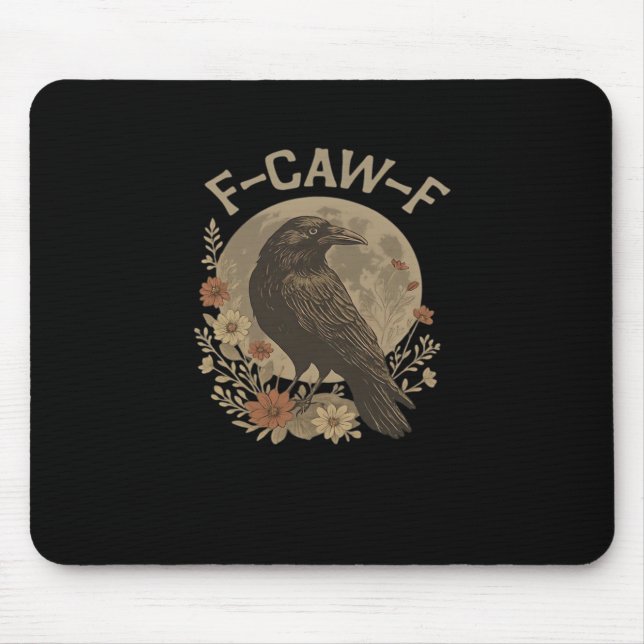 F-Caw-F Basic Design Mouse Pad (Front)