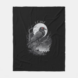 F-Caw-F Bird Creative Art Fleece Blanket