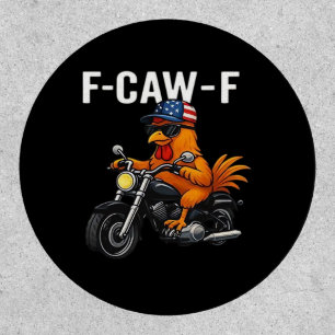 F-Caw-F Chicken Classic Aesthetic Graphic Patch