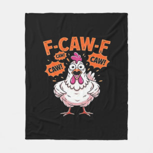F-Caw-F Chicken Classic Cool Unique Fleece Blanket