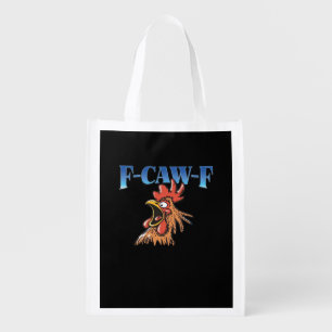 F-Caw-F Chicken Classic Cool Unique Grocery Bag