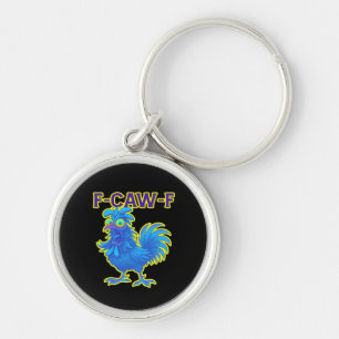 F-Caw-F Chicken Classic Creative Casual Keychain