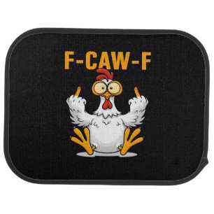 F-Caw-F Chicken Classic Funny Trendy Car Floor Mat