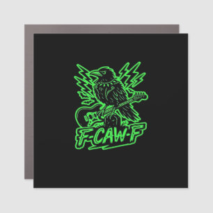 F-Caw-F Chicken Classic Minimal Clean Car Magnet