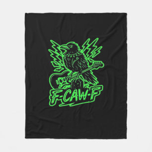 F-Caw-F Chicken Classic Minimal Clean Fleece Blanket