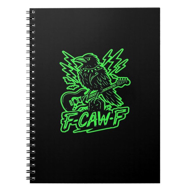 F-Caw-F Chicken Classic Minimal Clean Notebook (Front)
